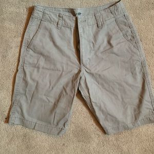 old navy gray work shorts